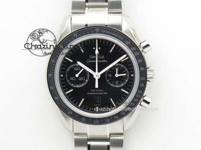 0422 Speedmaster Black Benom PVD Saturn RMF Best Edition on PVD Bracelet Lemania HW StreetReady 7726